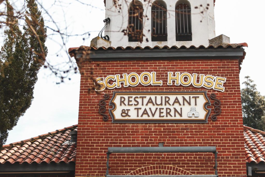 School House Restaurant on the blossom trail in Sanger