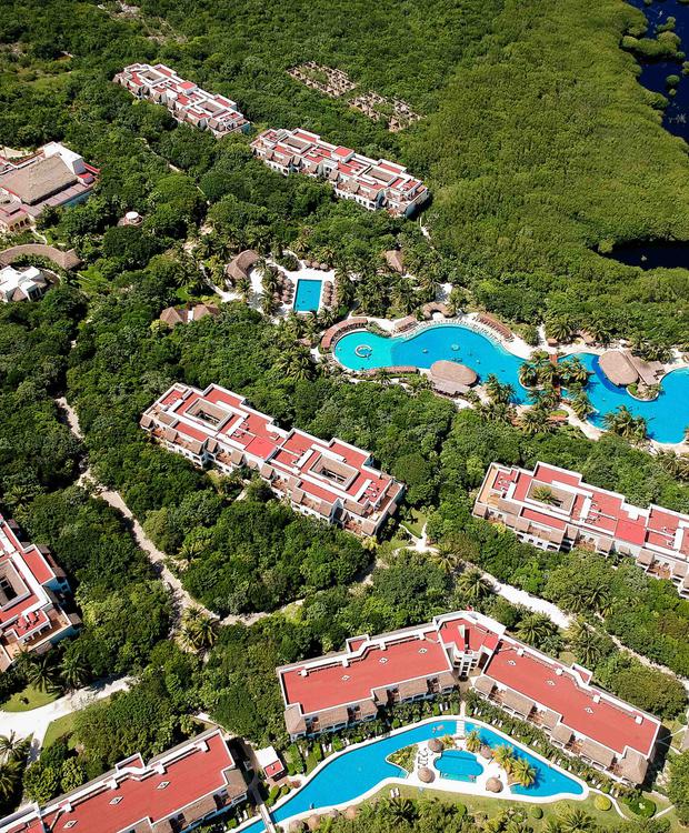 valentin maya property aerial view